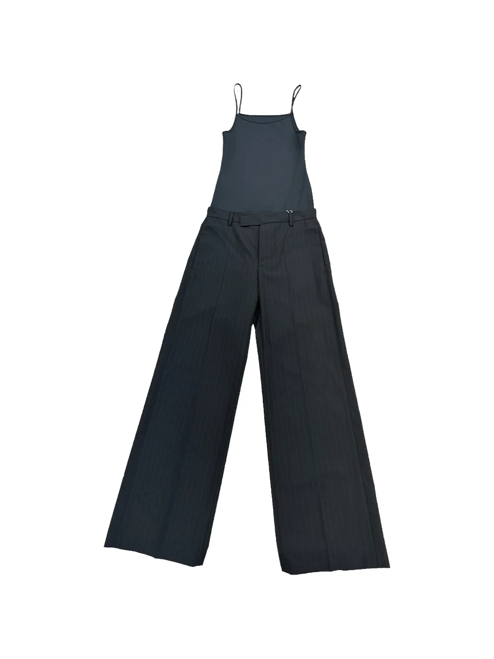 MM6 Maison Margiela spaghetti-strap jumpsuit - Nero