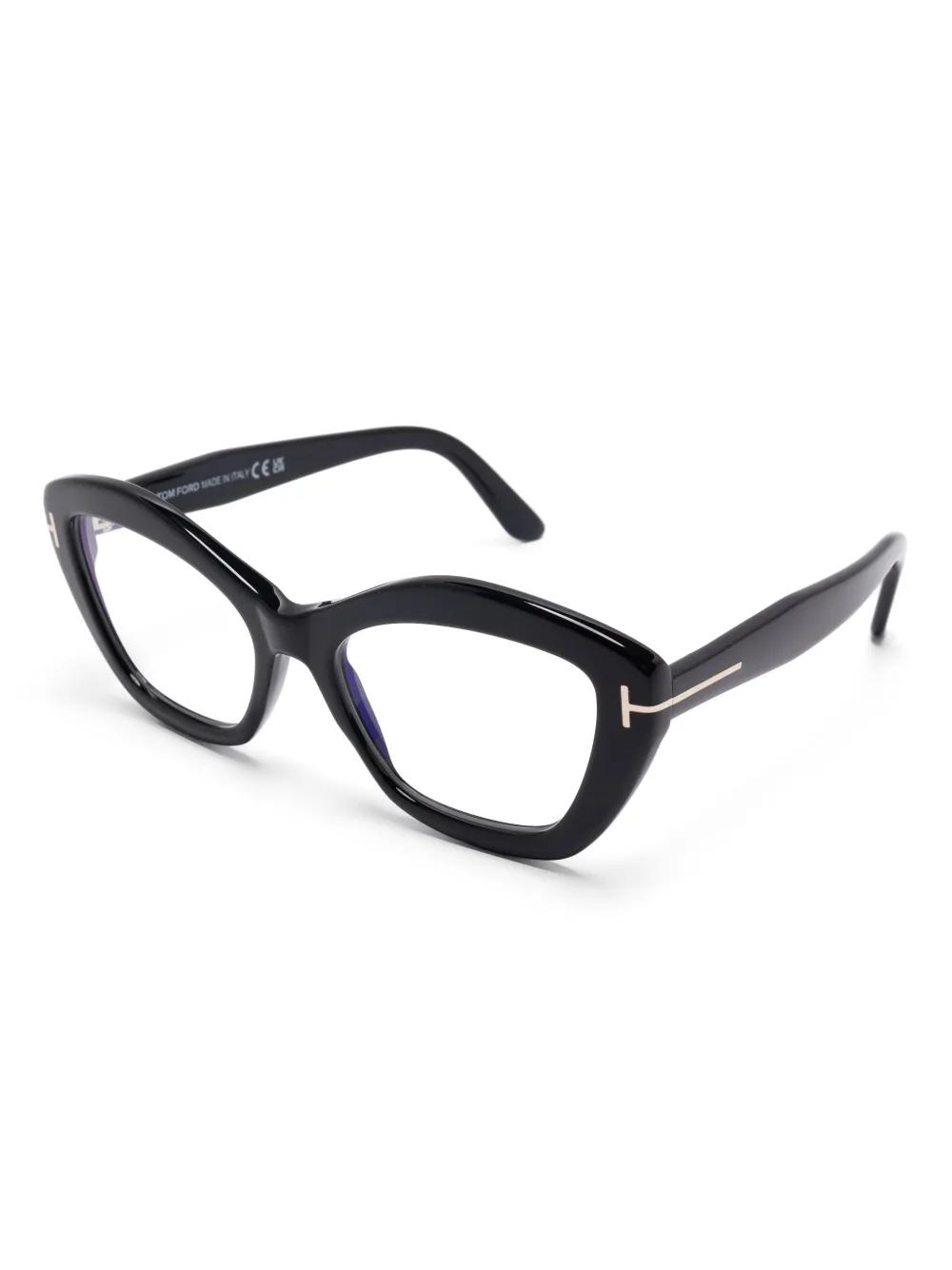 TOM FORD Eyewear Bril met cat-eye montuur - Zwart