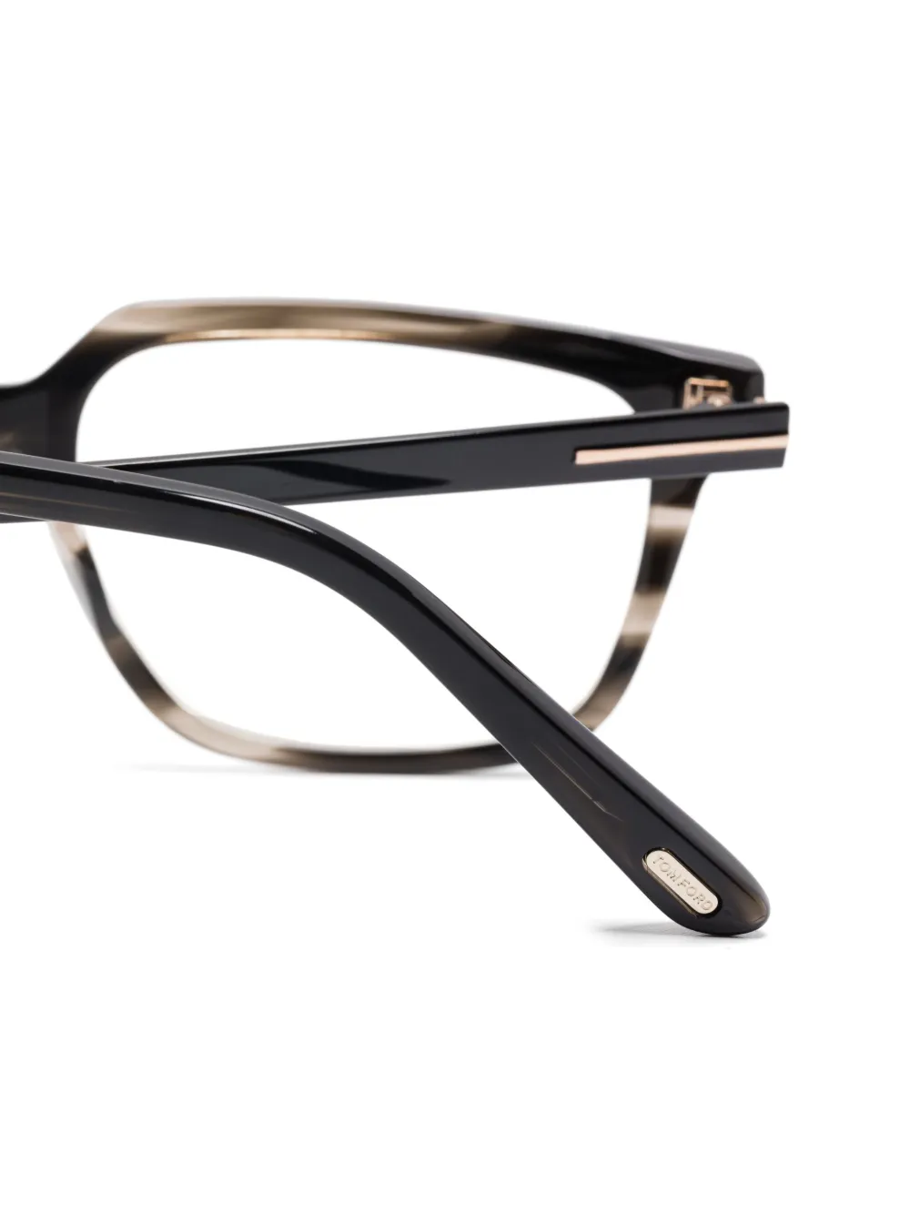 TOM FORD Eyewear Bril met vierkant montuur Zwart