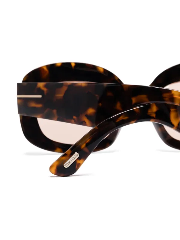 TOM FORD Eyewear Carmen Sunglasses Brown FARFETCH PT