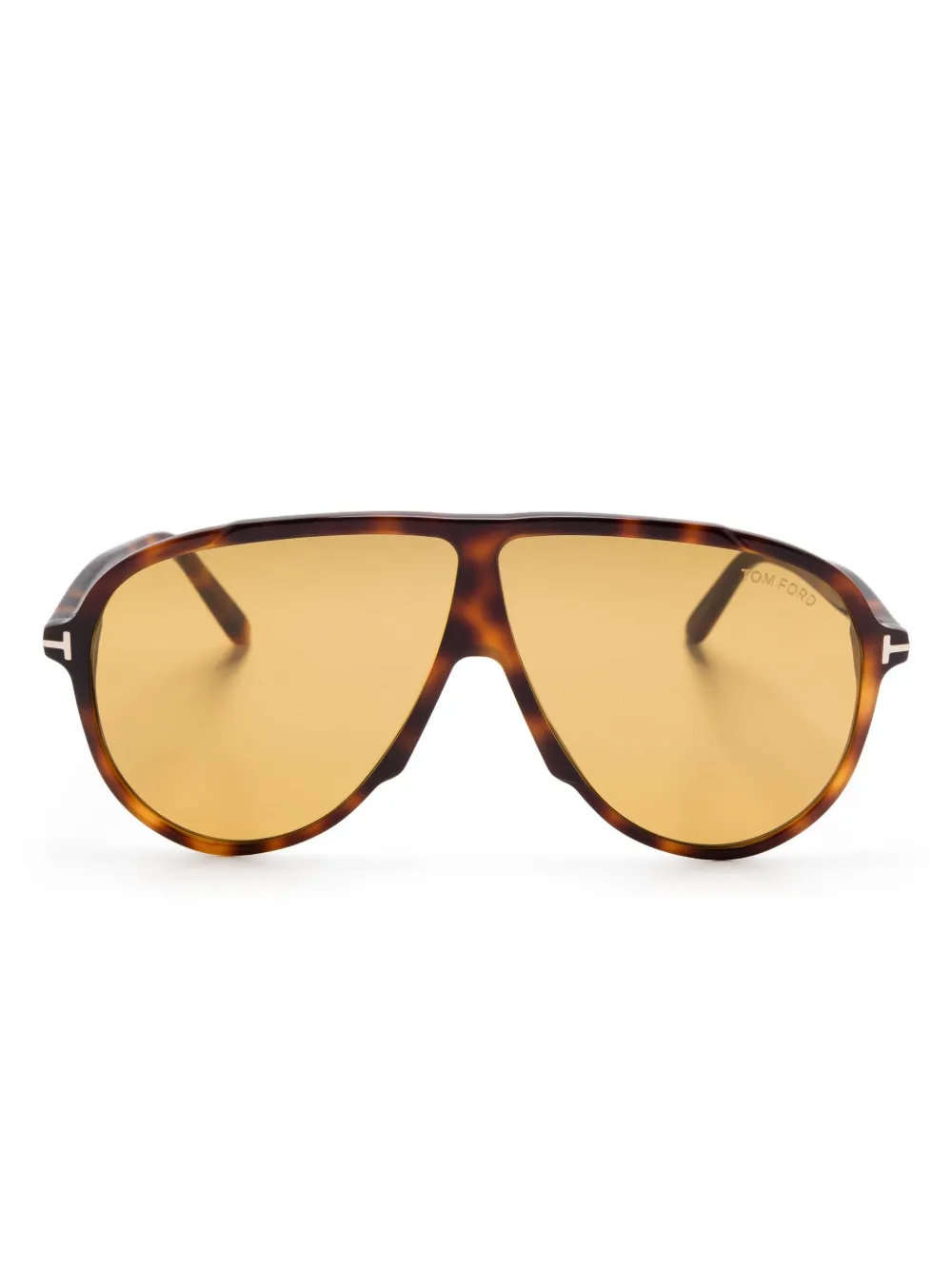 TOM FORD Eyewear 1211 サングラス - ブラウン TOM FORD Eyewear 1211 サングラス - ブラウン