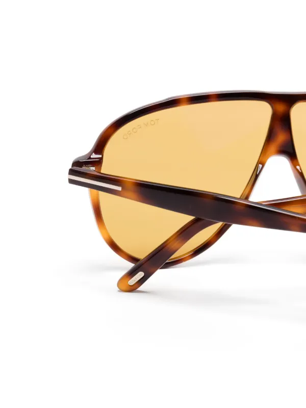 TOM FORD Eyewear 1211 Sunglasses | Brown | FARFETCH