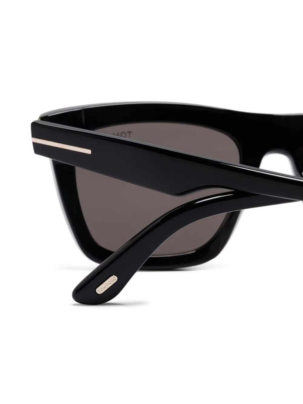 TOM FORD Eyewear Zonnebril met vierkant montuur Zwart