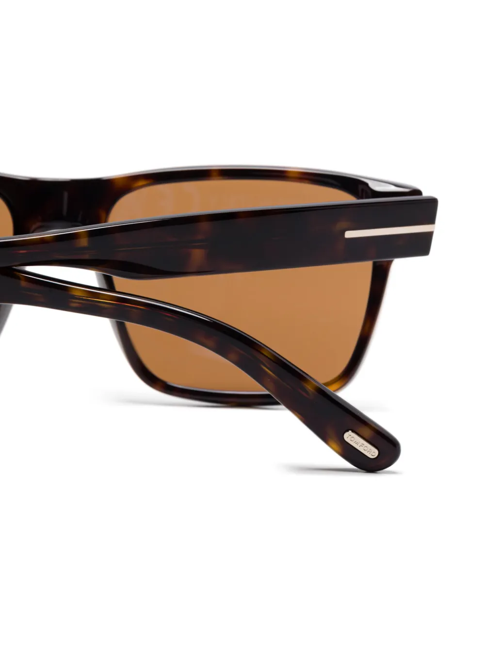 TOM FORD Eyewear Zonnebril met vierkant montuur Bruin