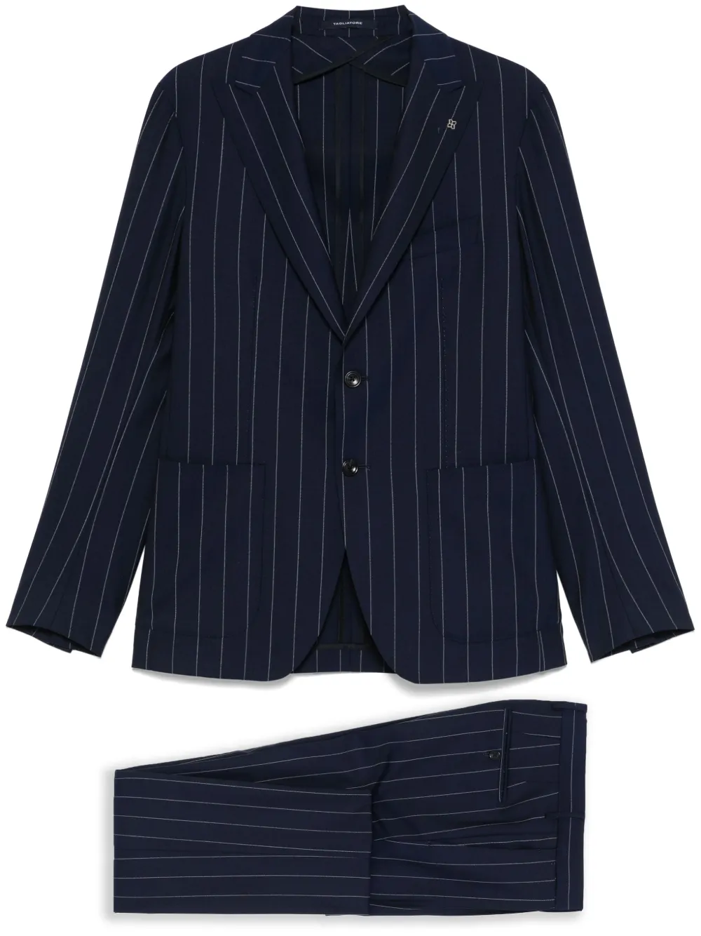Tagliatore pinstriped suit | Blue | Image 1