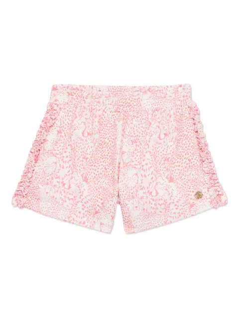 Roberto Cavalli Junior shorts con motivo de leopardo