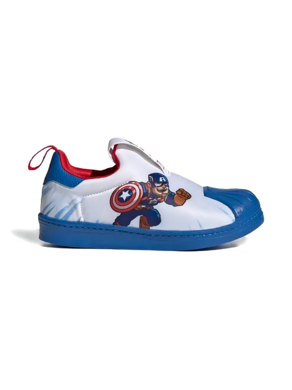 Adidas Kids x Marvel Superstar 360 "Captain America" Sneakers | White |  FARFETCH