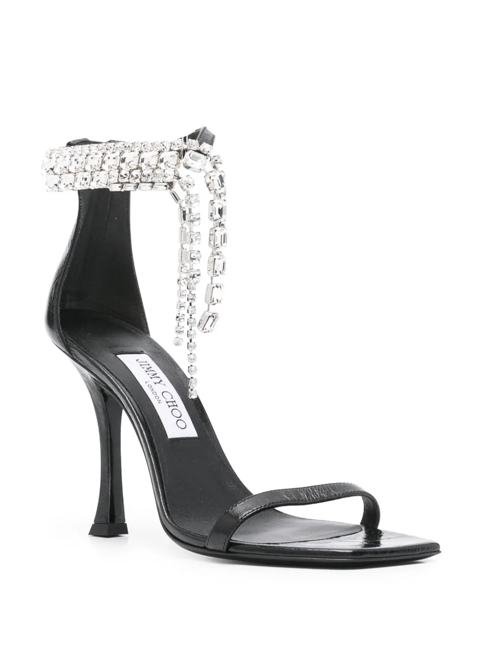 Jimmy Choo 100mm Verity sandalen Zwart