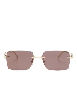 Cartier Eyewear クラッシュ ドゥ カルティエ サングラス | ゴールド