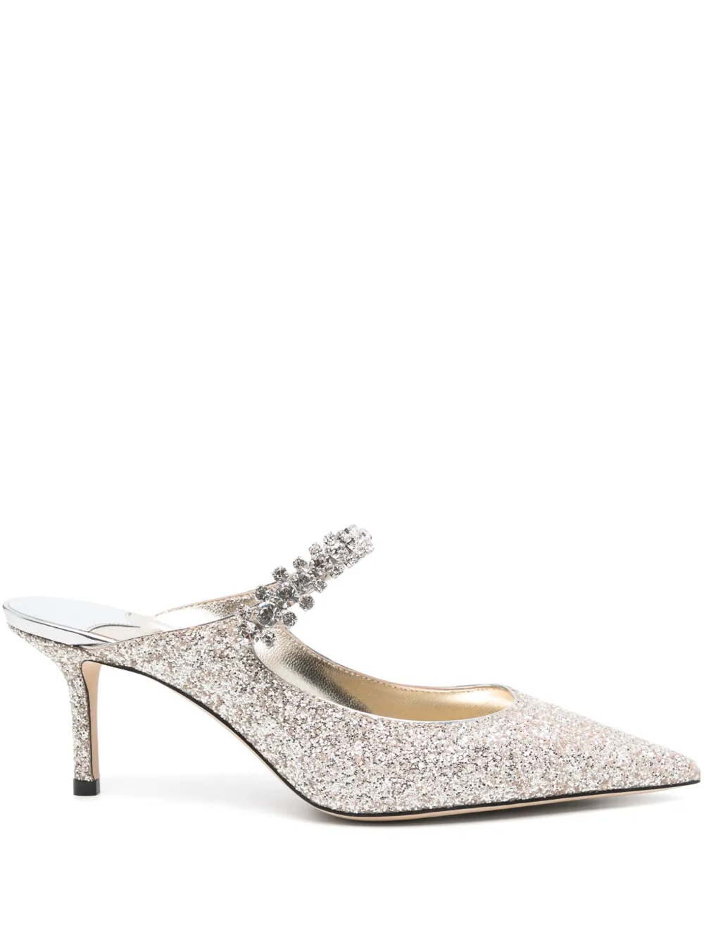 Jimmy Choo 60 mm Bing muiltjes Goud