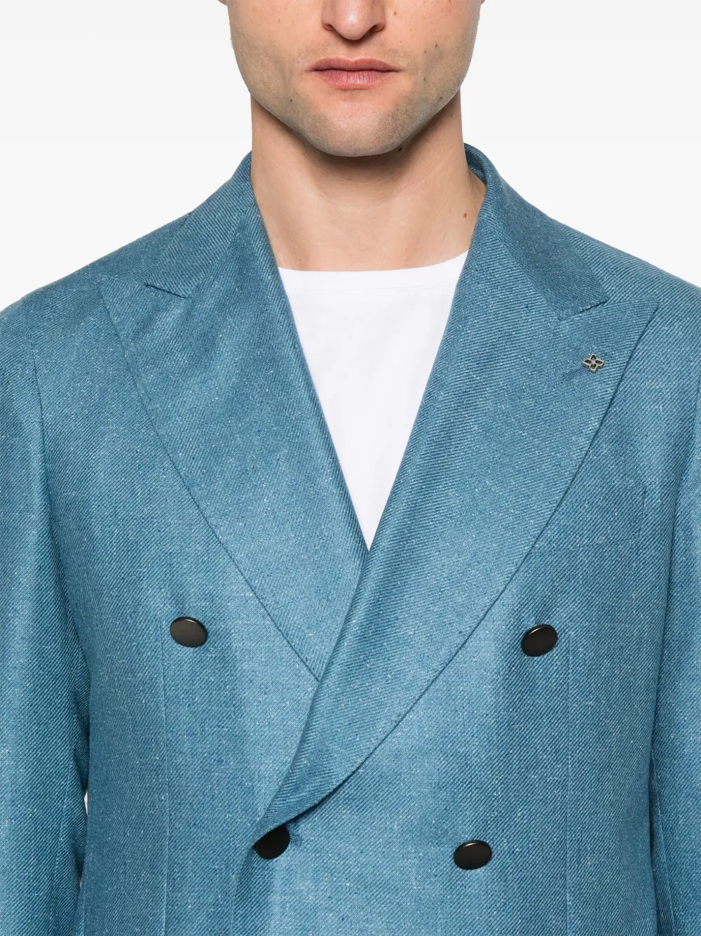 Tagliatore Blazer met dubbele rij knopen Blauw