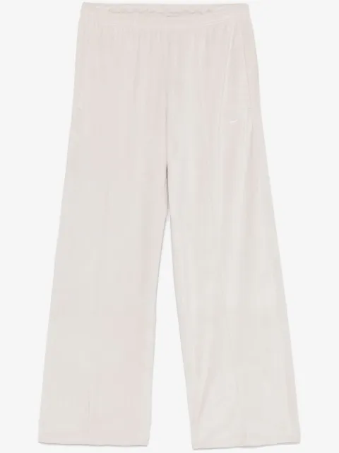 Nike mid-rise velour track pants