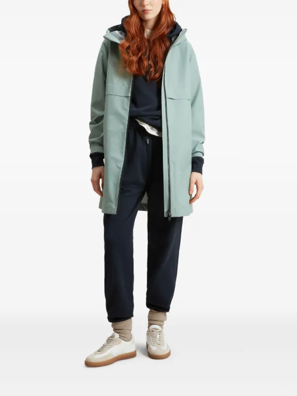 Woolrich Light Stretch Parka Coat Green FARFETCH PH