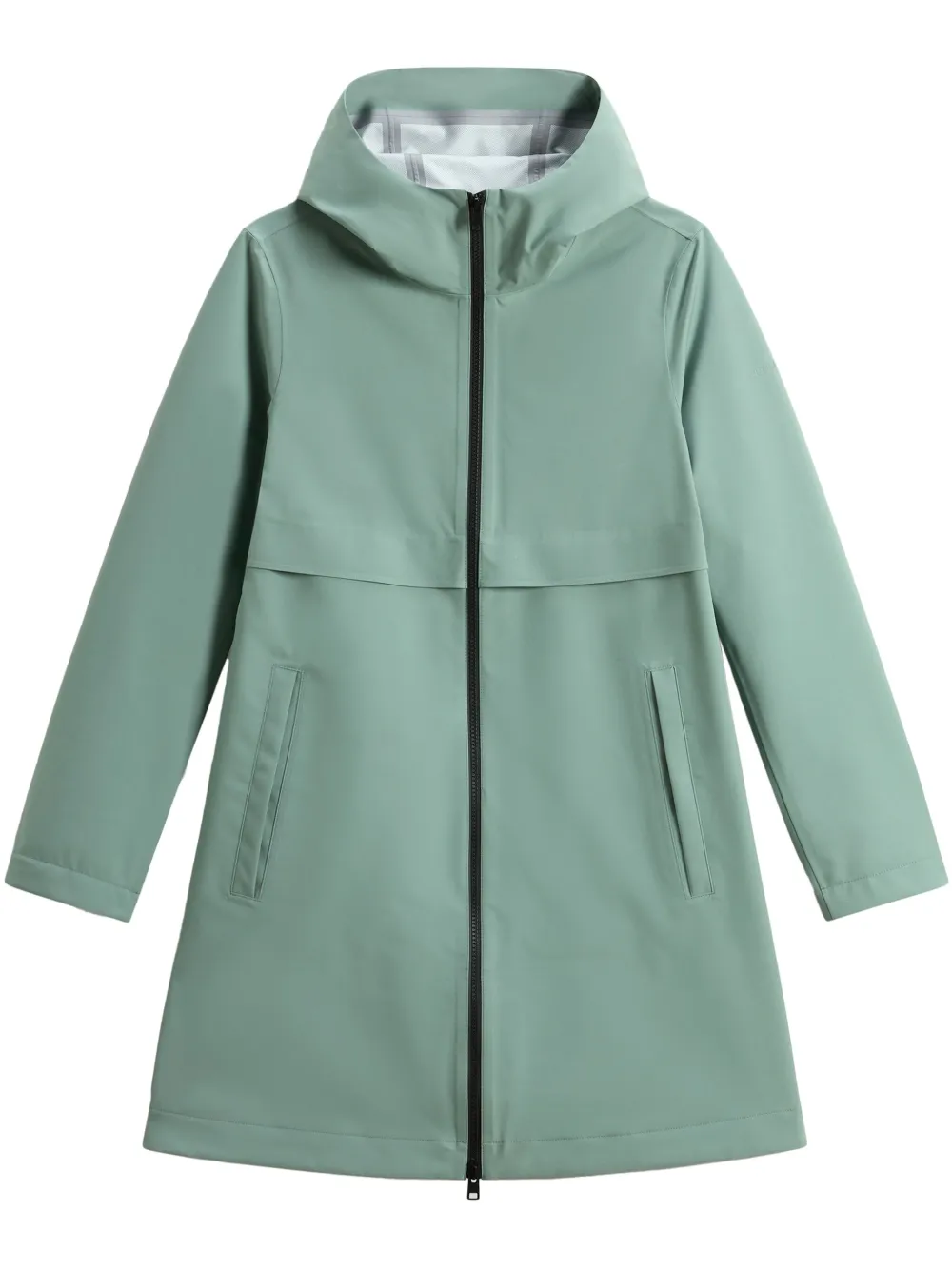 Woolrich Lichte stretch parka Groen