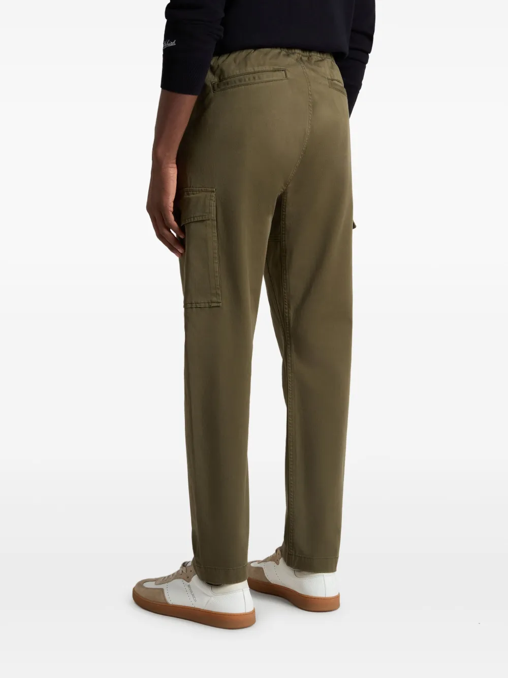 Woolrich Belted Cargo Trousers In Green