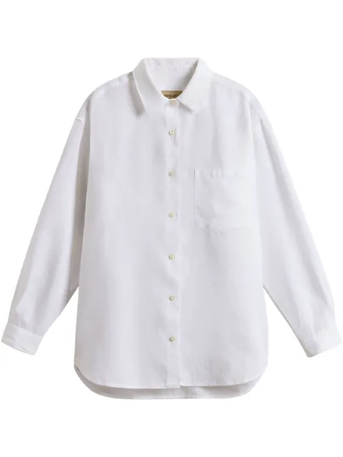 Woolrich camisa de lino