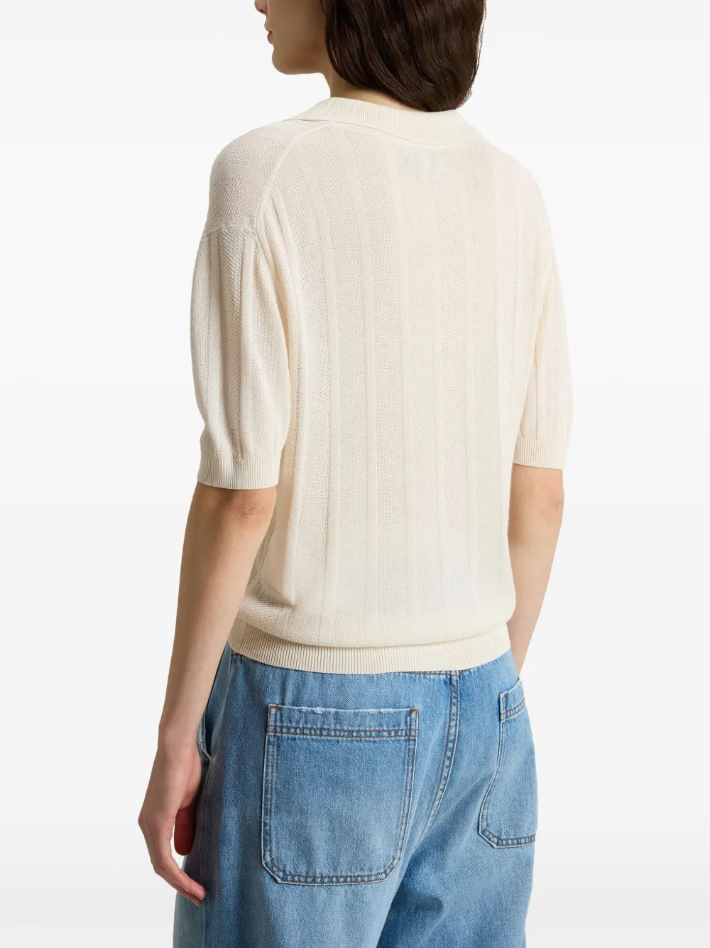 Woolrich Gestreepte polotop Wit