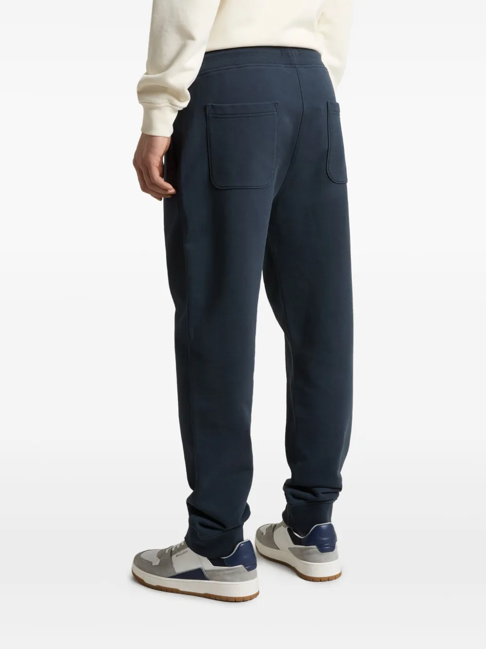 Woolrich Navy Blue Cotton Sport Trousers In 蓝色