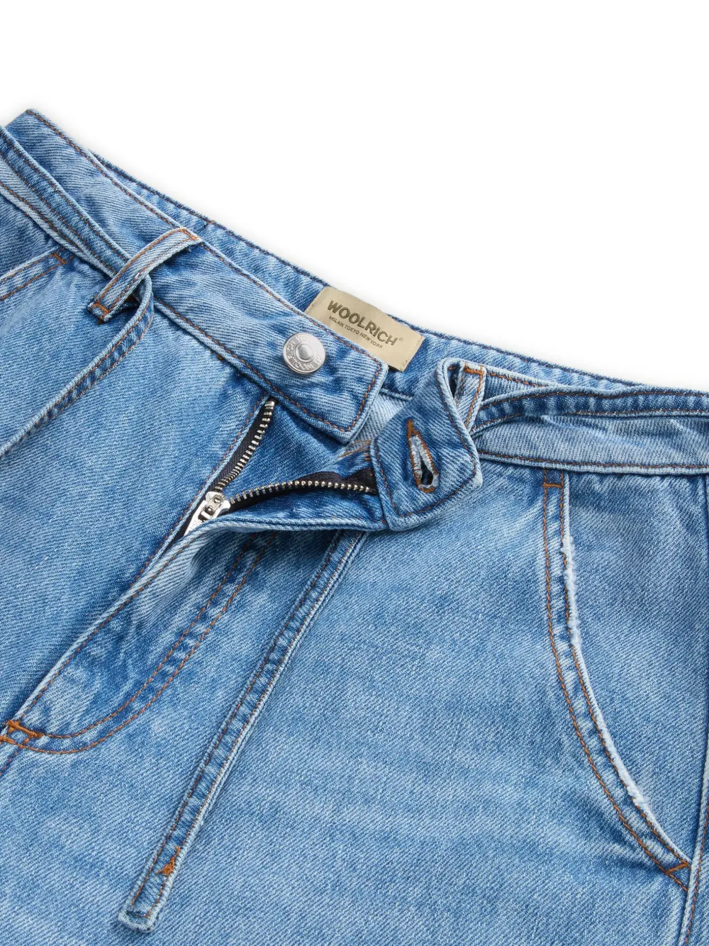 Woolrich Jeans met ceintuur Blauw