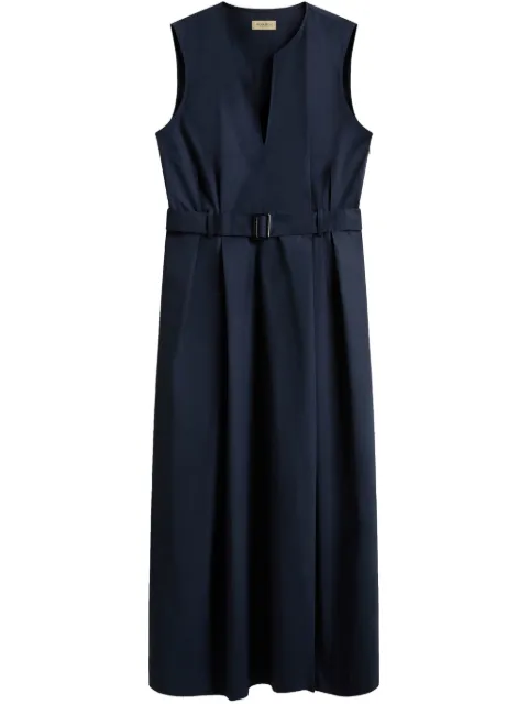 Woolrich robe mi-longue à taille ceinturée