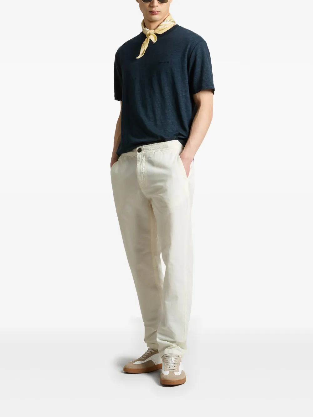 Woolrich linen trousers - Wit