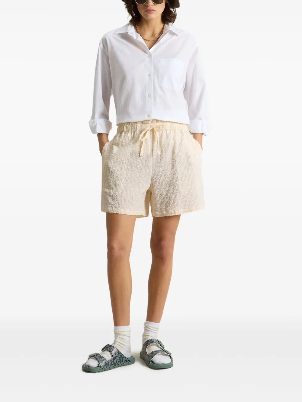 Woolrich Seersucker shorts - Beige