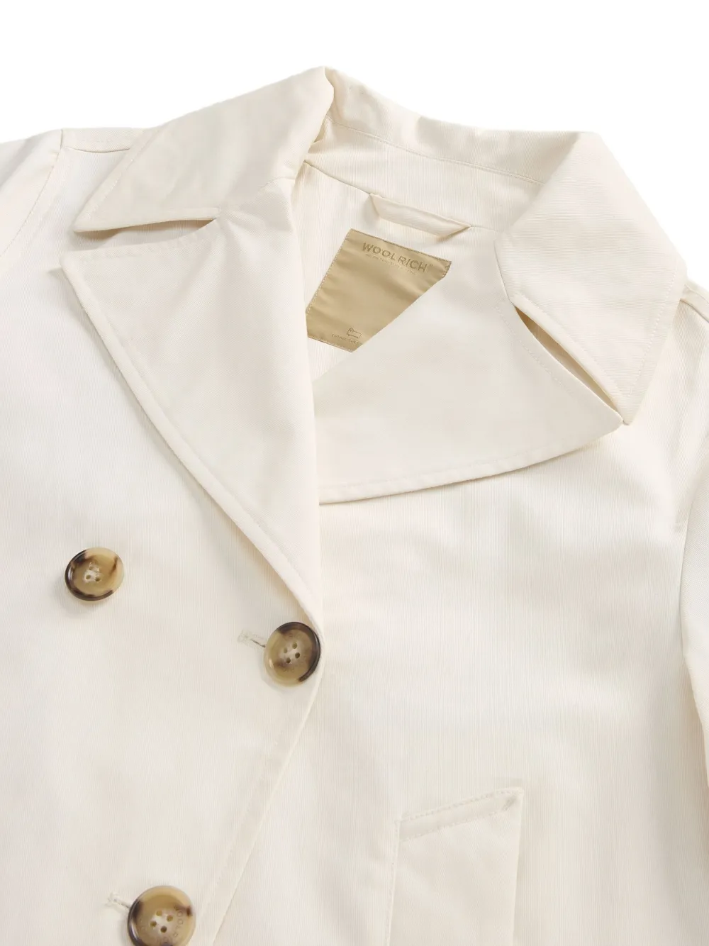 Woolrich double-breasted Jacket | White | FARFETCH