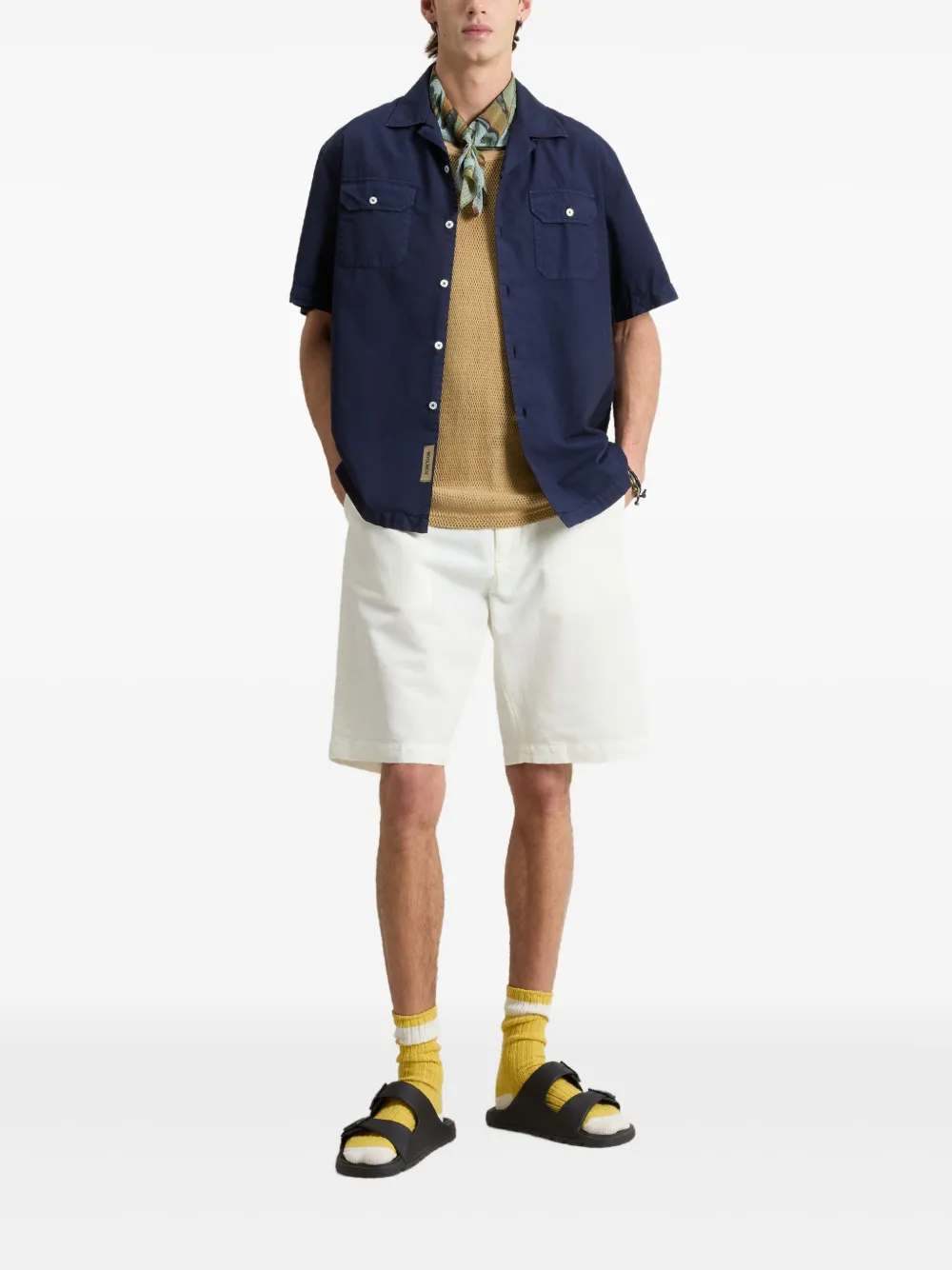 Woolrich Overhemd met borstzak Blauw