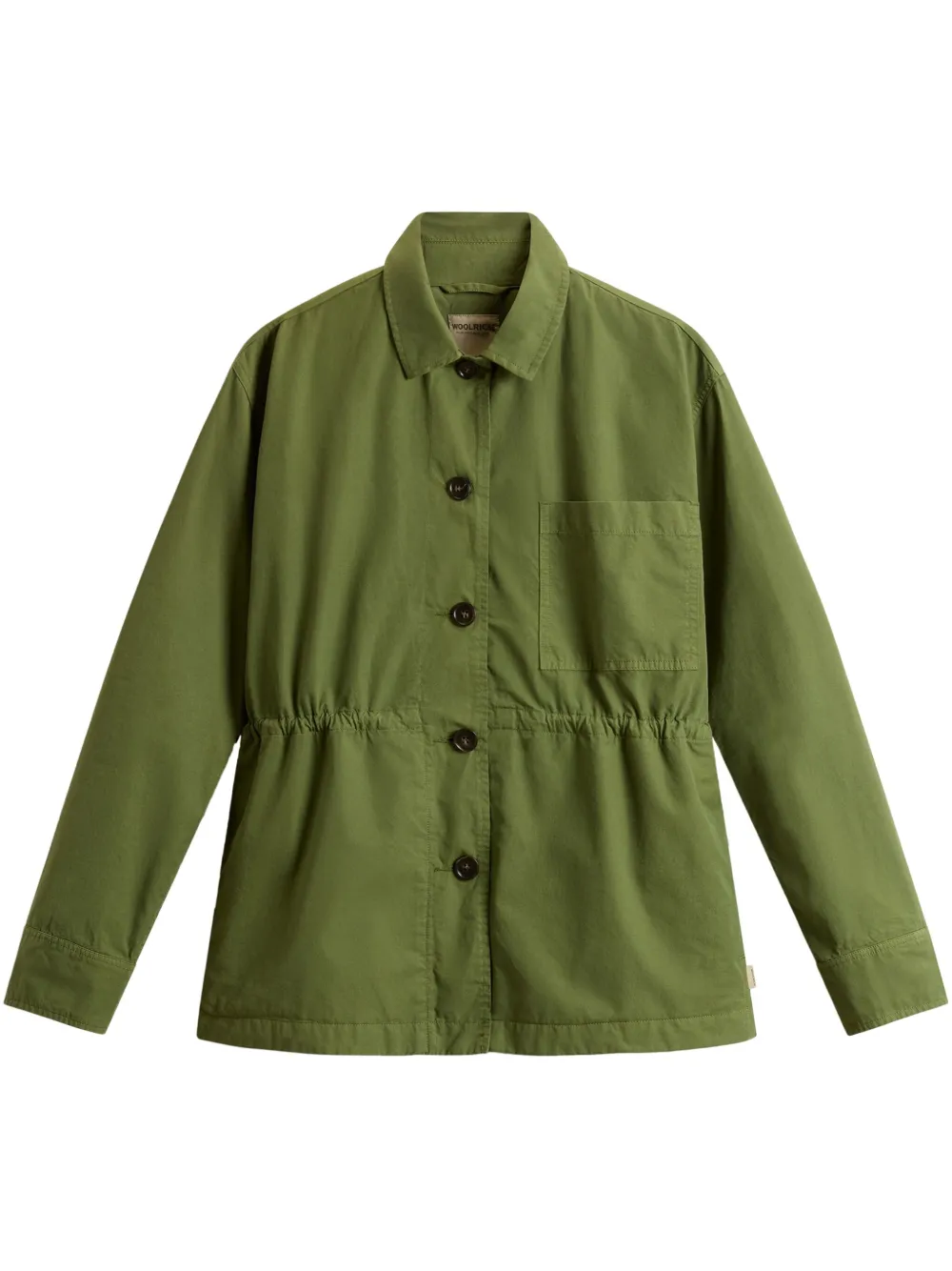 Woolrich Katoenen shirtjack Groen