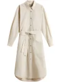 Woolrich belted shirt dress - Neutrals