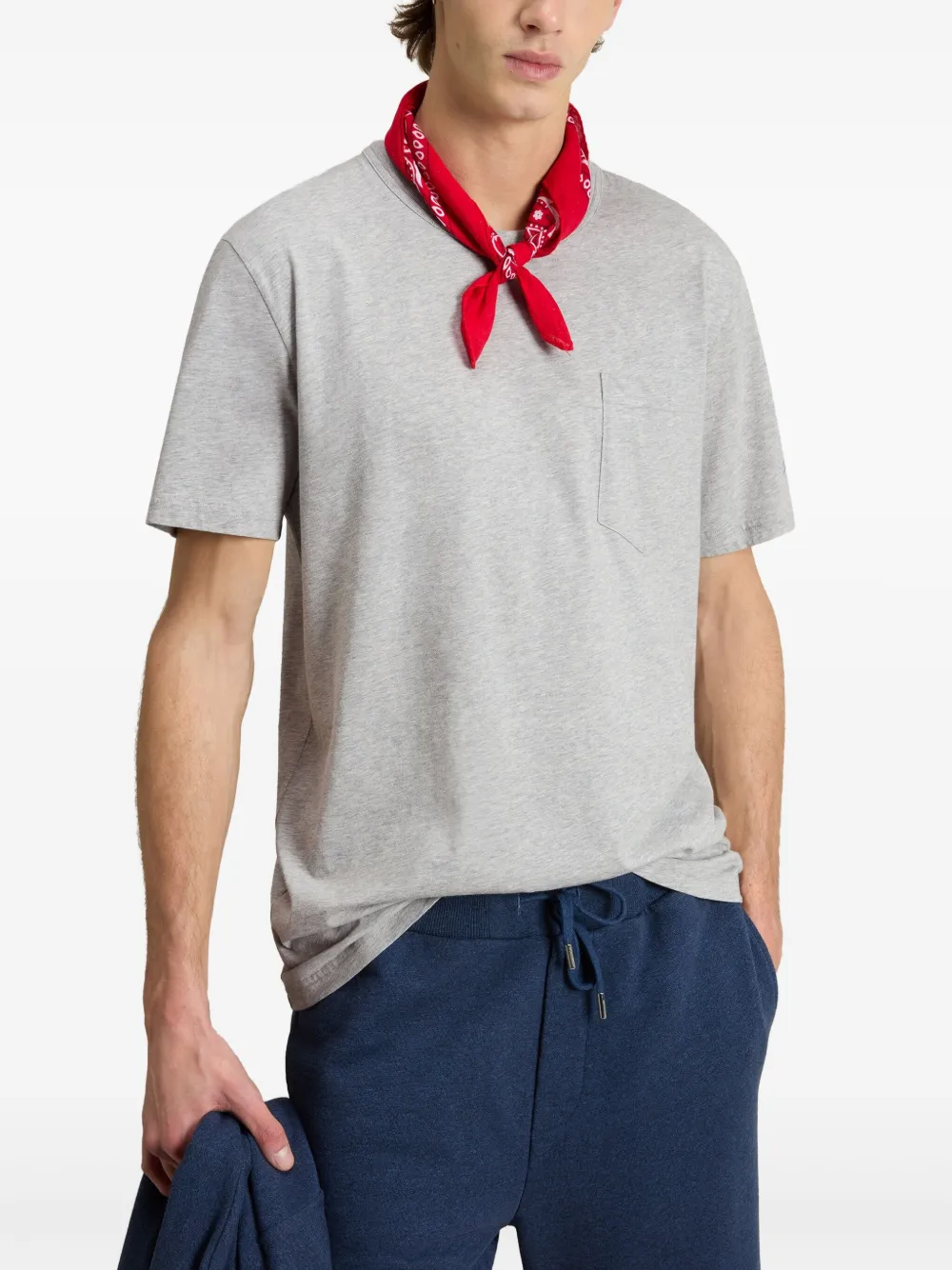 Woolrich T-shirt met logo zak Grijs