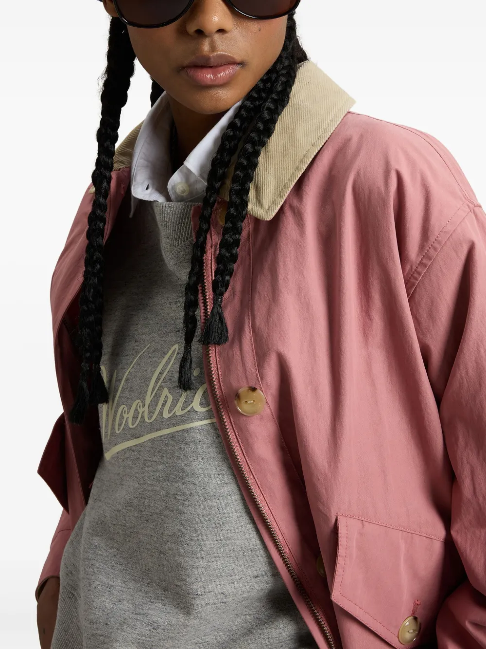 Woolrich Shirtjack Roze