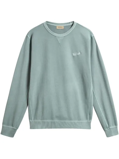 Woolrich sudadera con logo bordado
