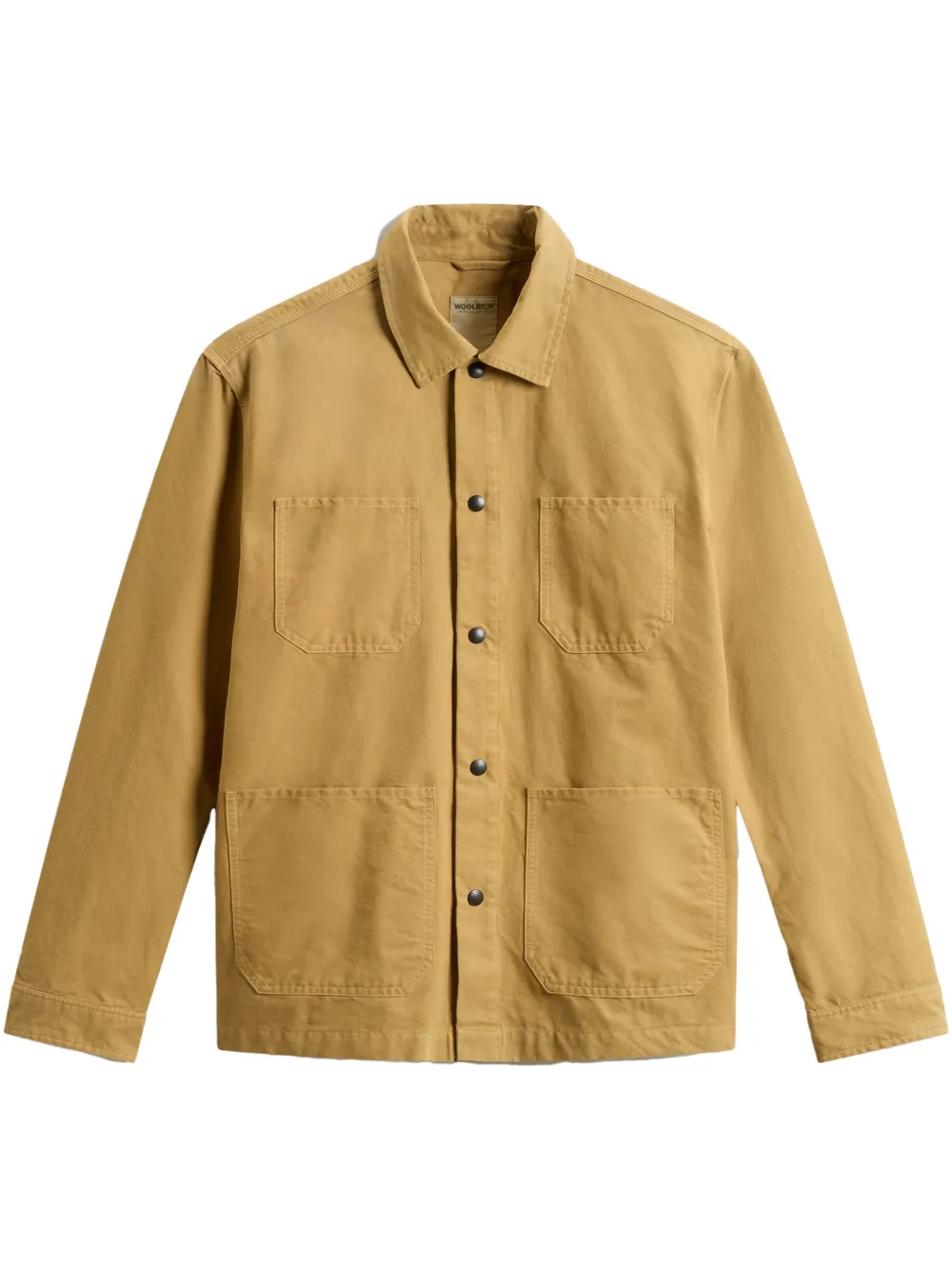 Woolrich Shirtjack met vier zakken Beige