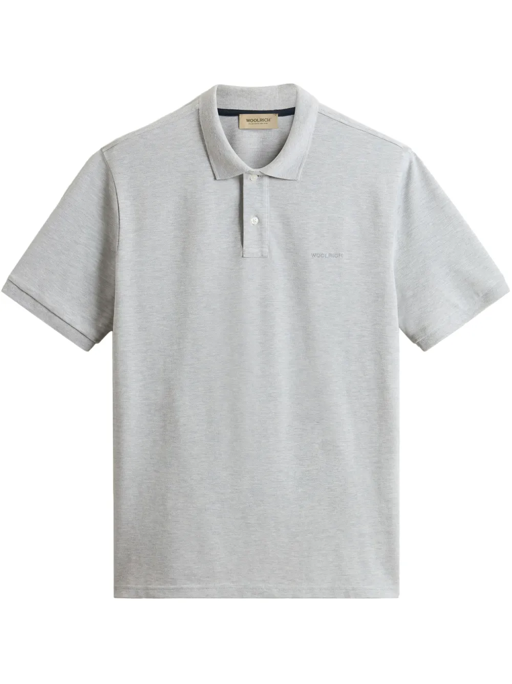 Woolrich Piqué poloshirt Grijs