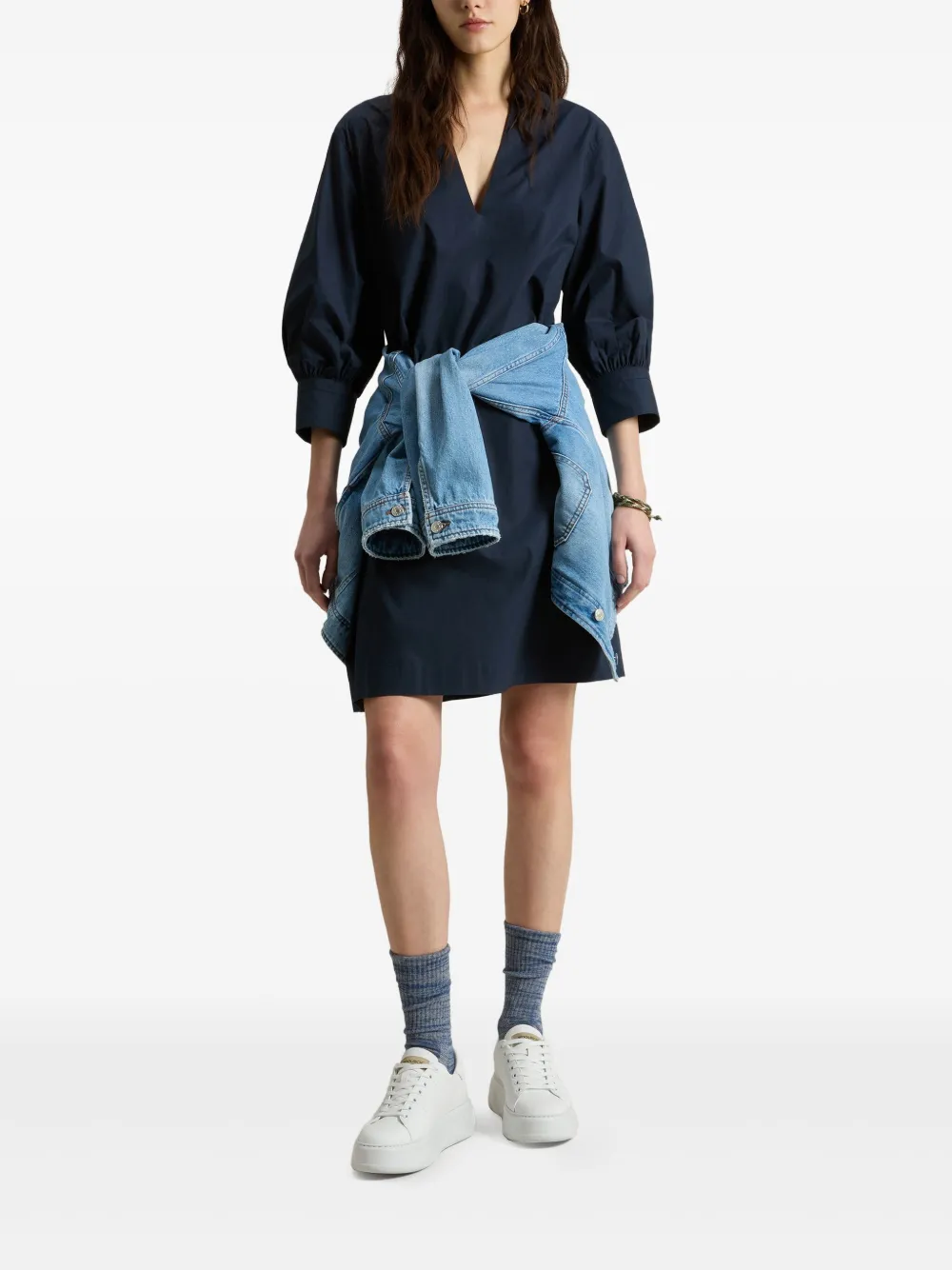 Woolrich Tunic mid dress - Blauw