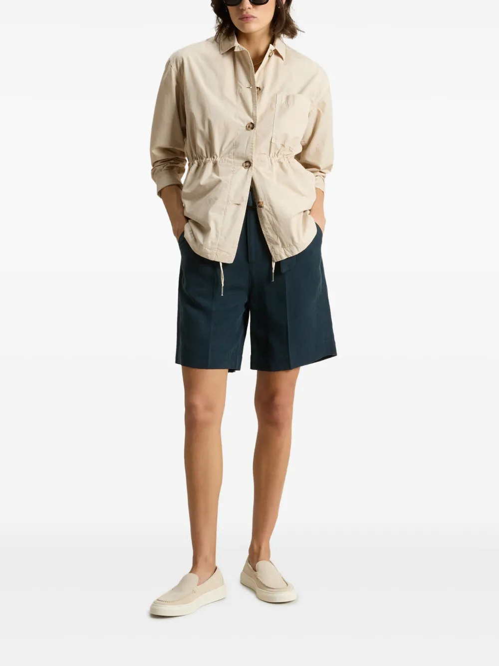 Woolrich gabardine overshirt - Beige