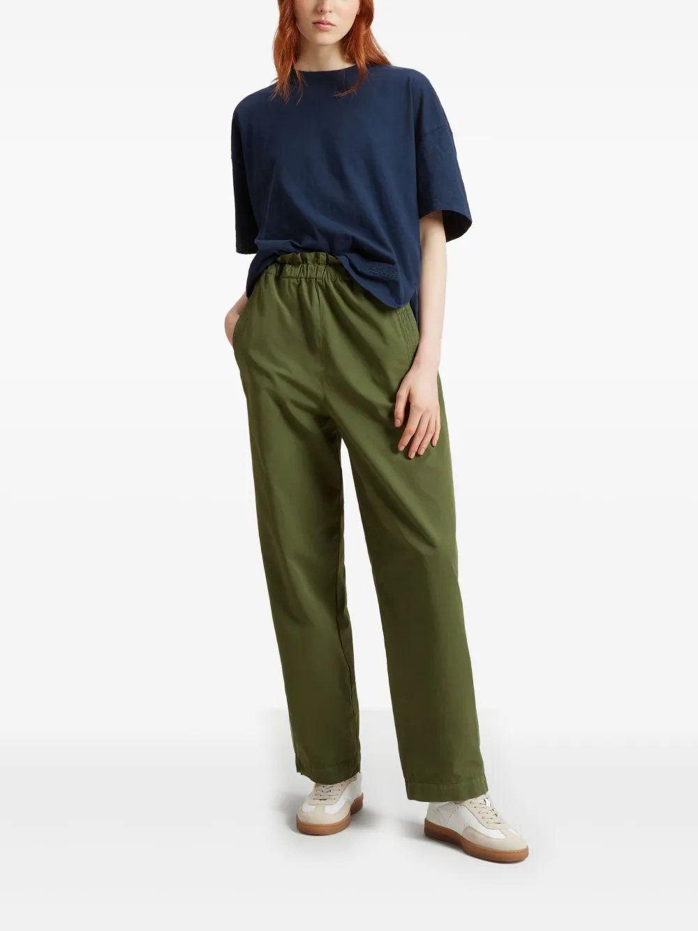 Woolrich cotton pants - Groen