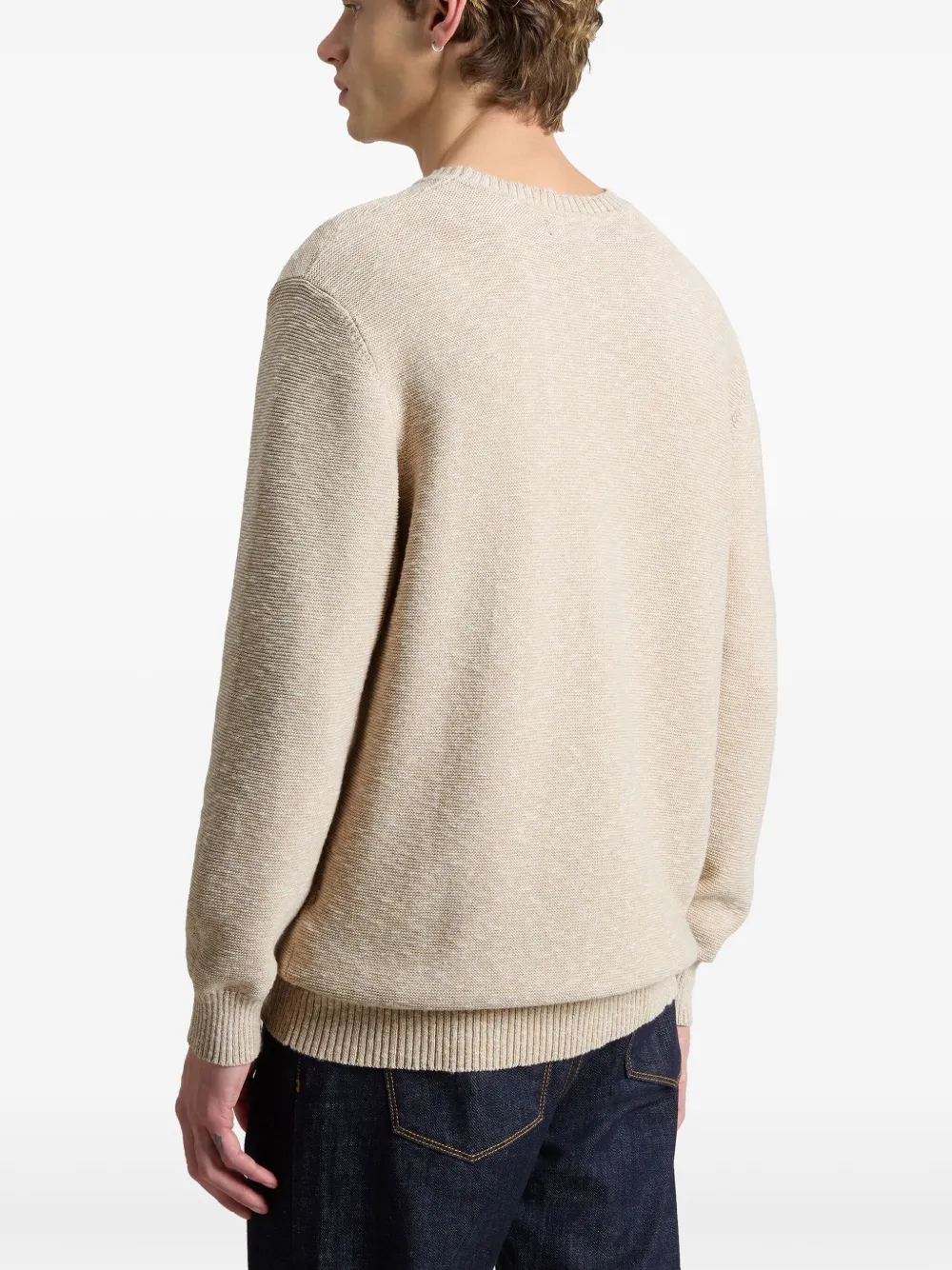 Woolrich Marled trui Beige