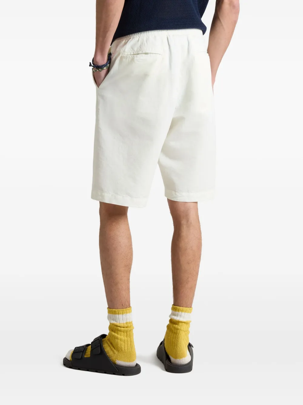 Woolrich Linnen shorts Wit