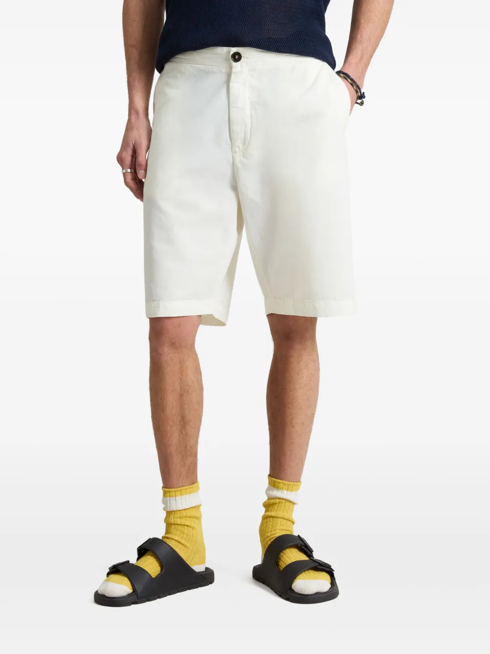 Woolrich Linnen shorts Wit