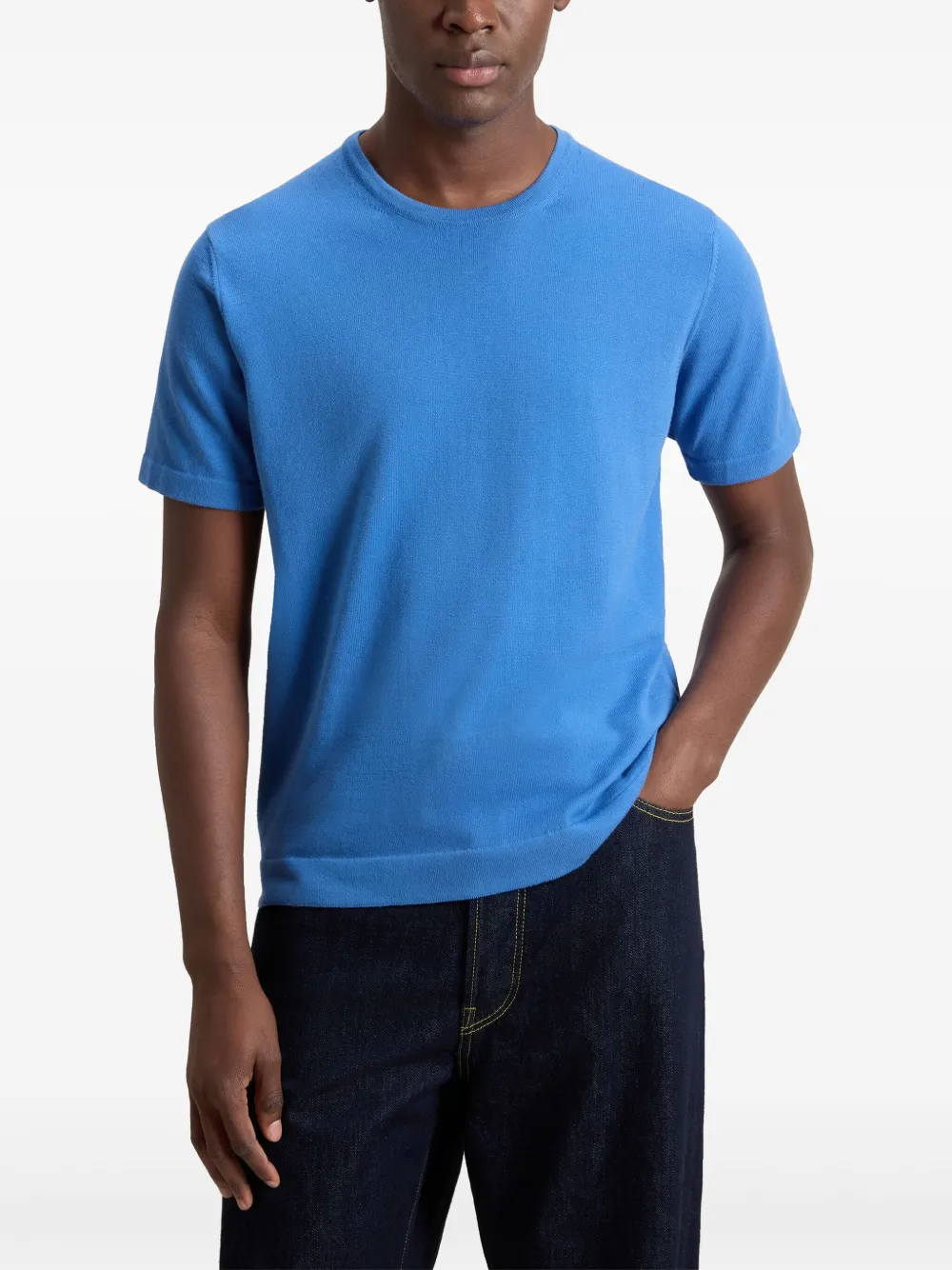 Woolrich T-shirt met ronde hals Blauw