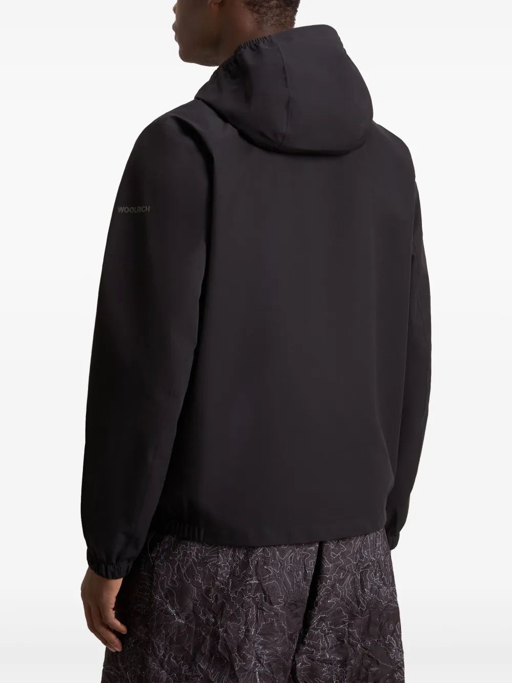 Woolrich Jack met capuchon Zwart