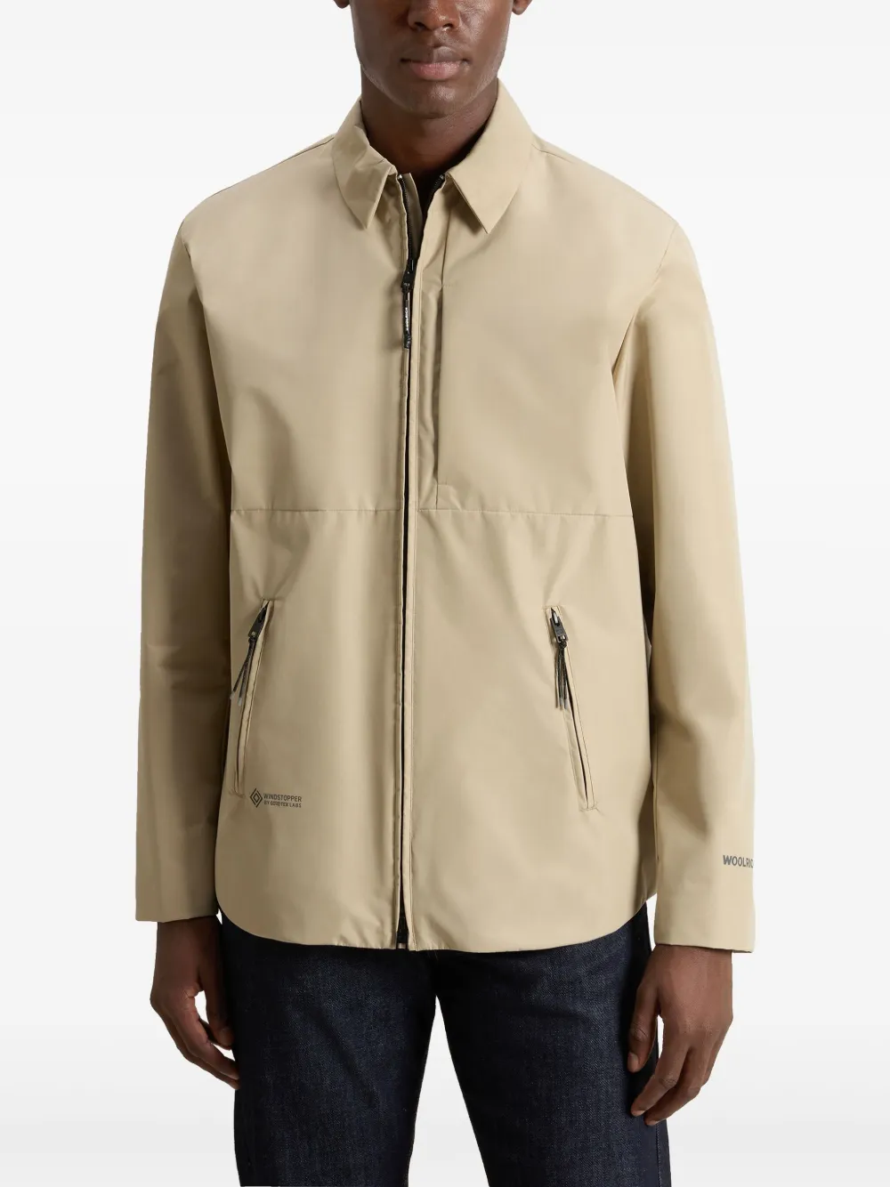 Woolrich Gore-Tex shirtjack Beige