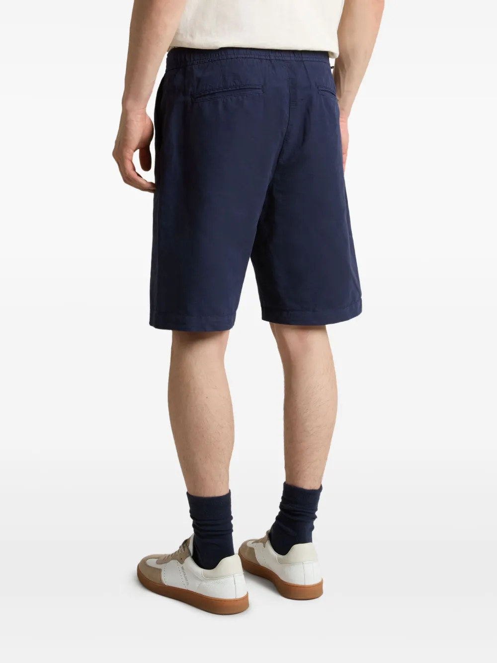 Woolrich Linnen broek Blauw