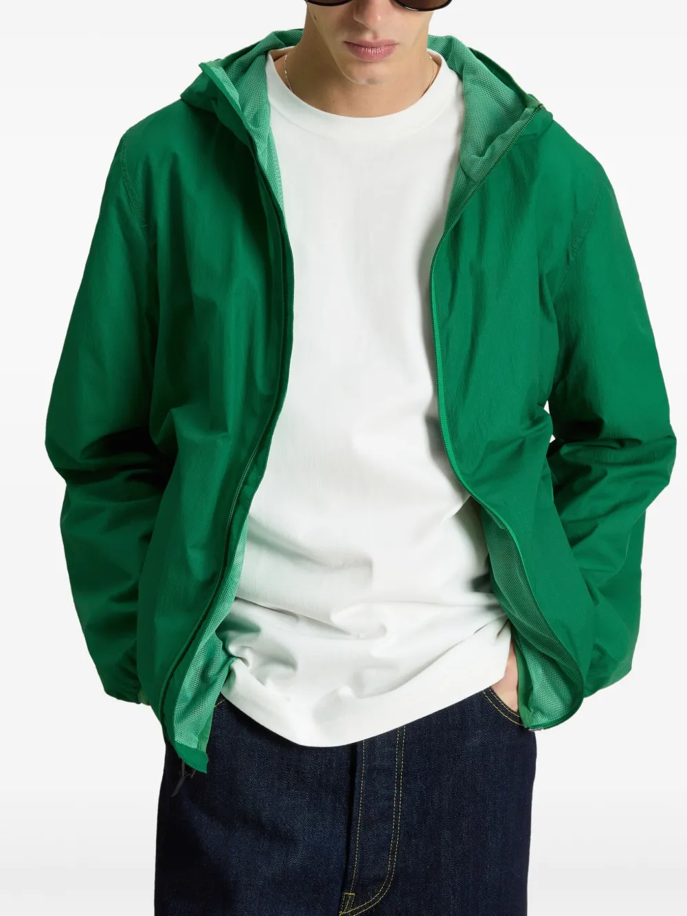 Woolrich Jack met capuchon Groen