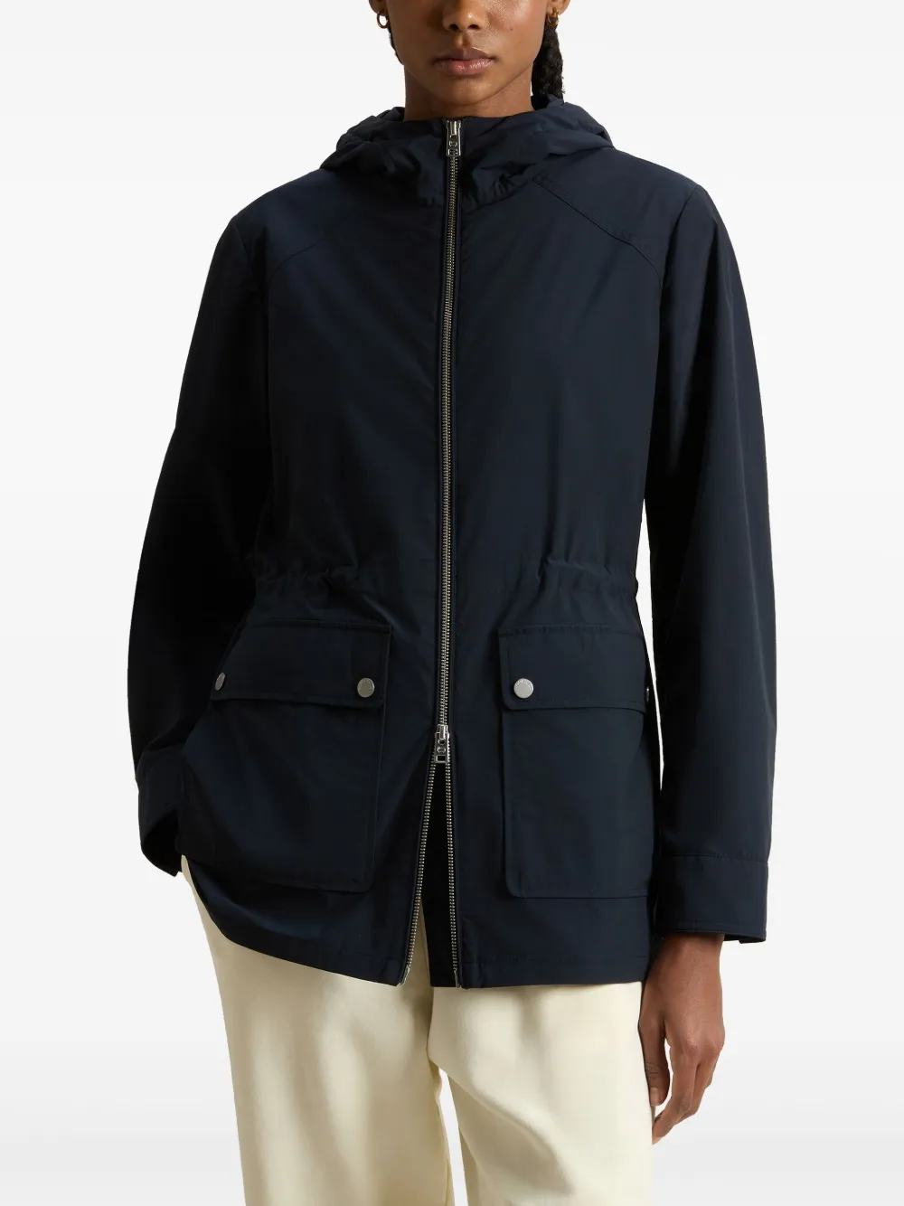 Woolrich Jack met capuchon Blauw