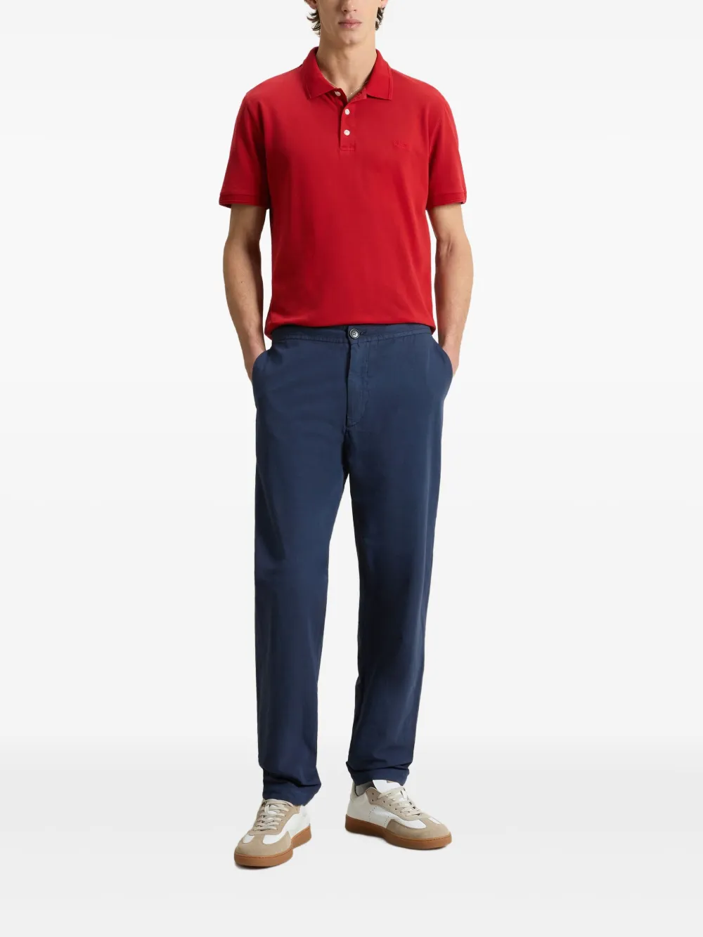 Woolrich linen trousers - Blauw