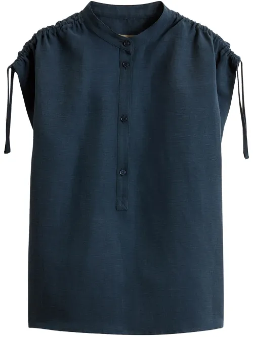 Woolrich blouse en lin - Bleu - Woolrich - Modalova