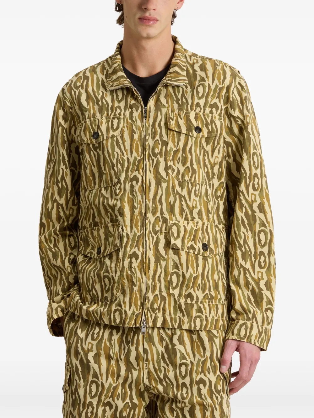 Woolrich Shadowbark shirtjack Beige